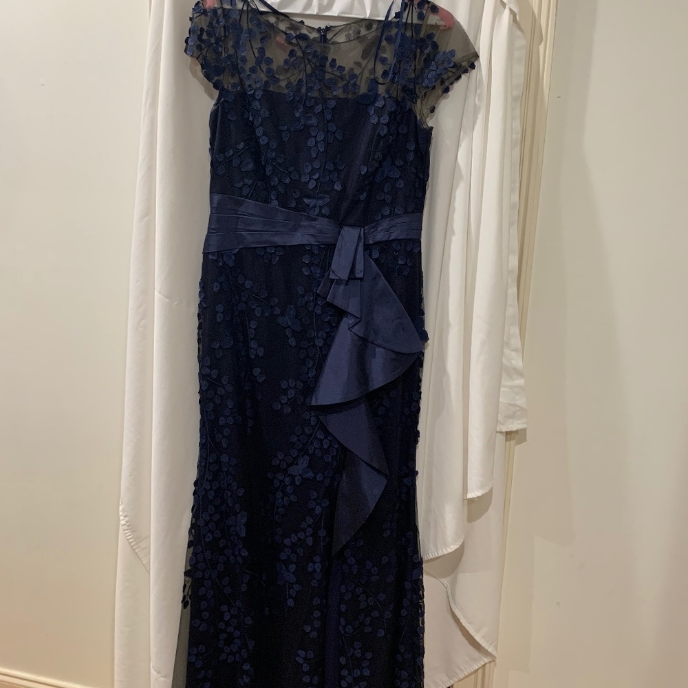 Navy mother of the bride gown